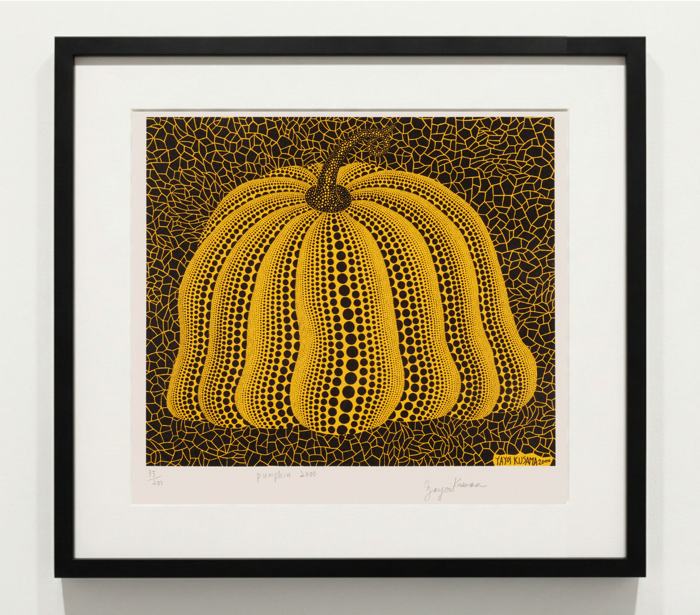 Yayoi Kusama - Pumpkin 2000 (Green), 2000, screen print