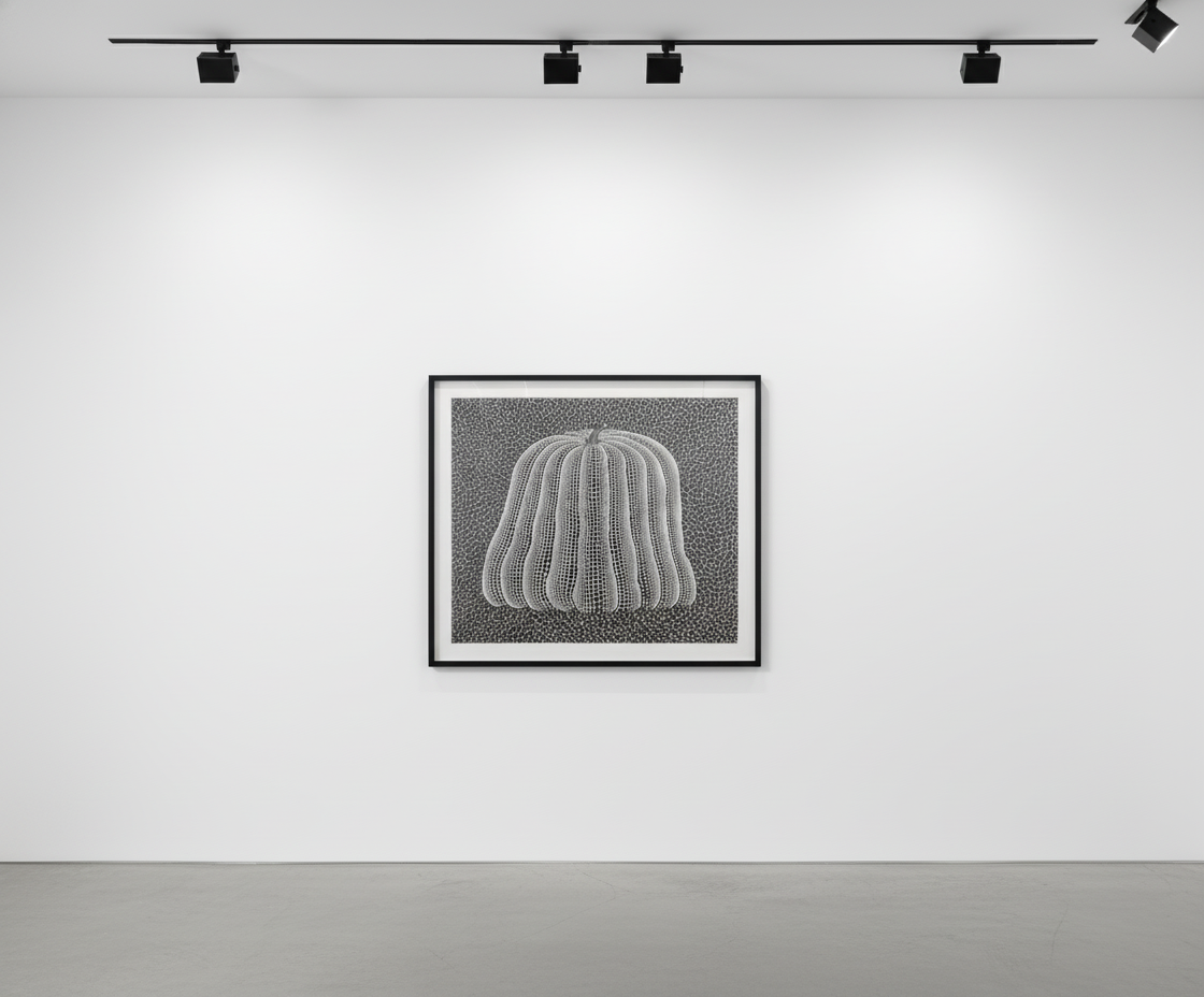 Yayoi Kusama - Pumpkin (White Y), 1992, Screenprint