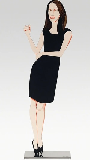 Alex Katz - Black Dress 2 (Christy)