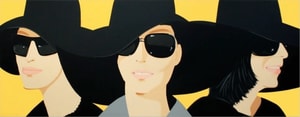 Alex Katz - Black Hats IV