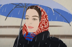 Alex Katz - Blue Umbrella 2