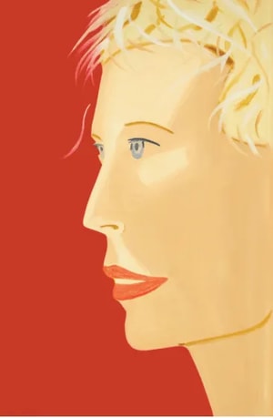 Alex Katz - Coca Cola Girl Red