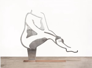Alex Katz - Dancer 4 outline