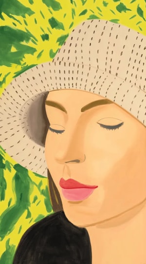 Alex Katz - Straw Hat 3