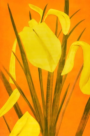 Alex Katz - Yellow Flags 4