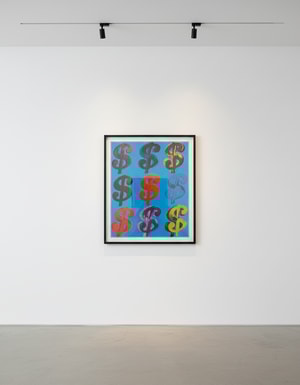 Andy Warhol - $ (9) (Blue) F.S. II 285-286