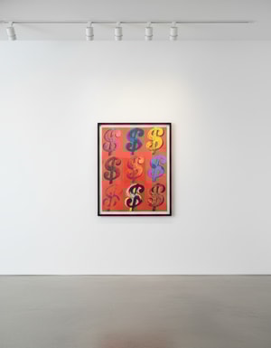 Andy Warhol - $ (9) (Red) F.S. II 285-286