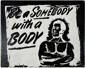 Andy Warhol - Be Somebody With A Body Negative
