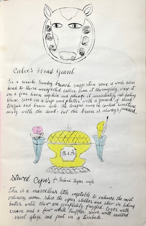 Andy Warhol - Calves Head Giant and Stewed Cepes F.S. IV 129A, From Wild Raspberries