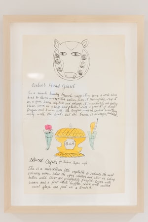 Andy Warhol - Calves Head Giant and Stewed Cepes F.S. IV 129A, From Wild Raspberries