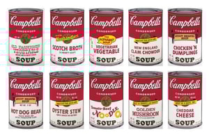 Andy Warhol - Campbell's Soup II F.S. II 54 - 63