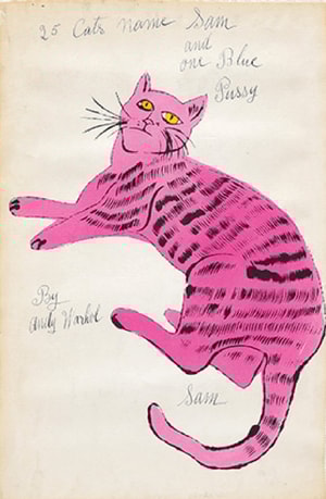 Andy Warhol - Cover, from 25 Cats Named Sam