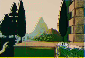 Andy Warhol - Details of Renaissance Paintings (Leonardo da Vinci, the Annunciation, 1472) (F.S. II 322)