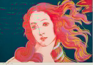 Andy Warhol - Details Of Renaissance Paintings (Sandro Botticelli, Birth Of Venus, 1482) (F. & S. II.316)