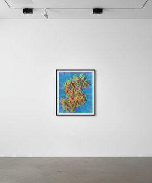 Andy Warhol - Dollar Sign F.S. II 280 Blue and Orange