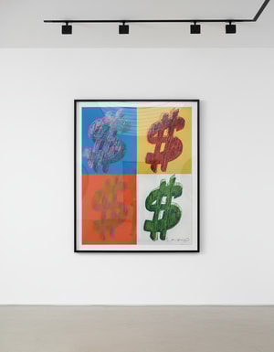 Andy Warhol - Dollar Sign Quadrant F.S. II 283-284