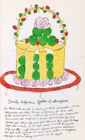 Andy Warhol - Dorothy Killgallens Gateau Of Marzipan F.S. IV 139A, from Wild Raspberries