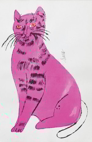 Andy Warhol - F.S. IV 55A, from Cats Named Sam