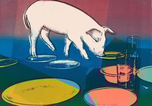 Andy Warhol - Fiesta Pig F.S. II 184
