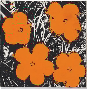 Andy Warhol - Flowers Orange