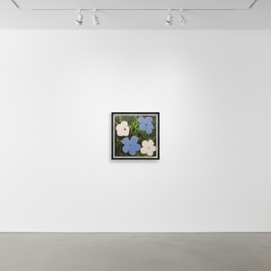 Andy Warhol - Flowers White & Blue