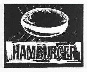 Andy Warhol - Hamburger Negative