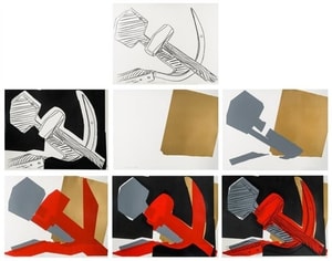 Andy Warhol - Hammer and Sickle (Special Edition) Complete Portfolio FS II.161-171
