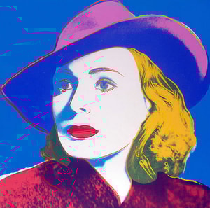 Andy Warhol - Ingrid Bergman With Hat F.S. II 315