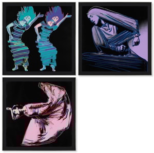 Andy Warhol - Martha Graham (F.S. II 387 - 389 )  Complete Portfolio