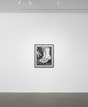 Andy Warhol - Paratrooper Boots Negative