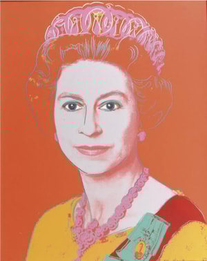 Andy Warhol - Queen Elizabeth Trial Proof TP 30/30 from Reigning Queens