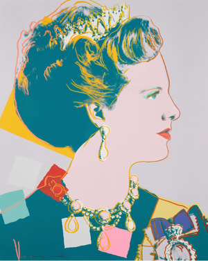 Andy Warhol - Queen Margrethe II of Denmark F.S. II 342, from Reigning Queens