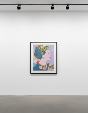 Andy Warhol - Queen Margrethe II of Denmark F.S. II 342 (Royal Edition)