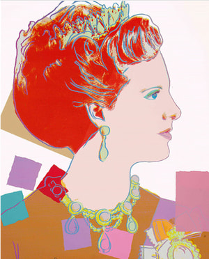 Andy Warhol - Queen Margrethe II of Denmark F.S. II 344, from Reigning Queens
