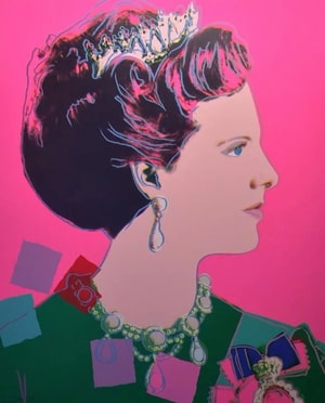 Andy Warhol - Queen Margrethe II of Denmark F.S. II 345, from Reigning Queens