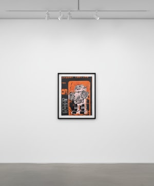 Andy Warhol - Robot from Toy Paintings