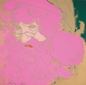 Andy Warhol - Santa Claus Trial Proof TP 17/30 from Myths