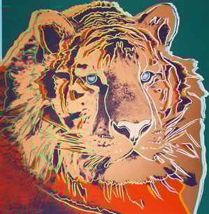 Andy Warhol - Siberian Tiger F.S. II 297 from Endangered Species