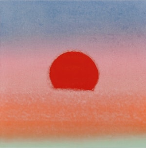 Andy Warhol - Sunset F.S. II 85 - 88 Crimson