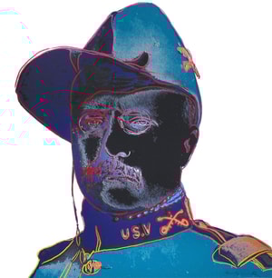 Andy Warhol - Teddy Roosevelt F.S. II 386, from Cowboys and Indians