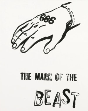 Andy Warhol - The Mark of the Beast Positive