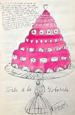 Andy Warhol - Torte A La Dobosch F.S. IV 130A, from Wild Raspberries