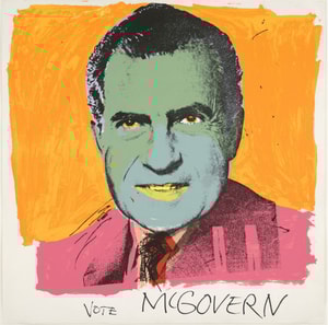 Andy Warhol - Vote McGovern F.S. II 84