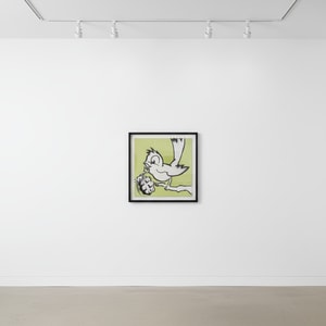 Banksy - Bird With Grenade