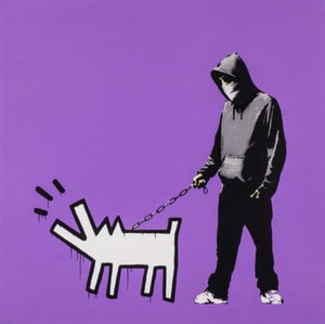 Banksy - Choose Your Weapon Bright Purple