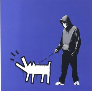 Banksy - Choose Your Weapon Dark Blue