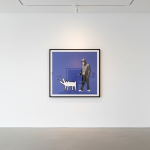 Banksy - Choose Your Weapon Dark Blue