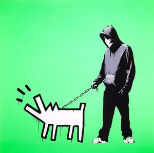 Banksy - Choose Your Weapon Fluoro Green