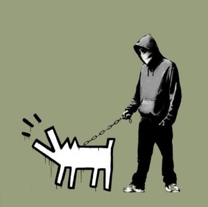 Banksy - Choose Your Weapon Olive
