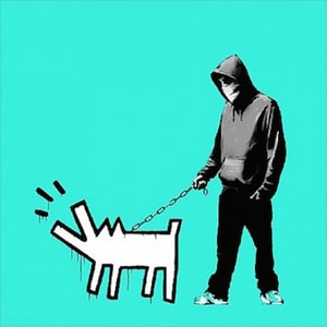 Banksy - Choose Your Weapon Turquoise